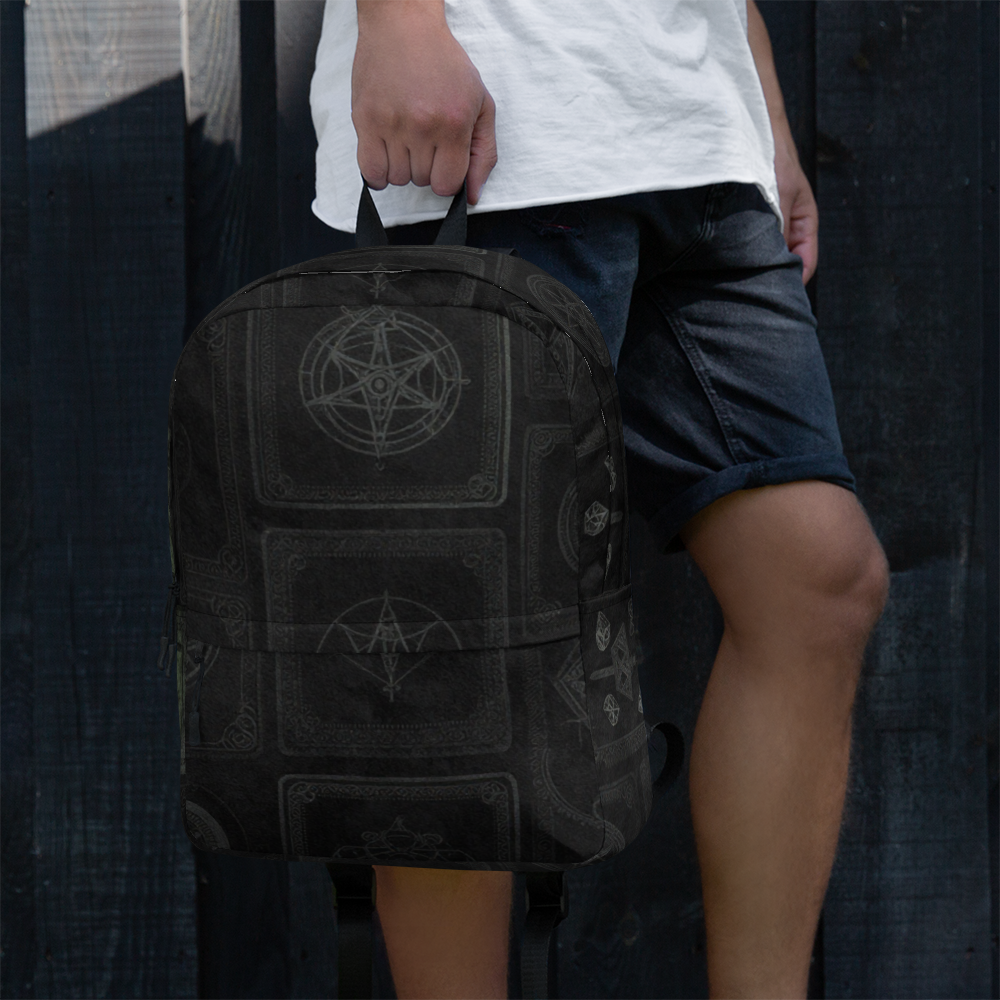 Grimoire Card-Back Tactical Backpack