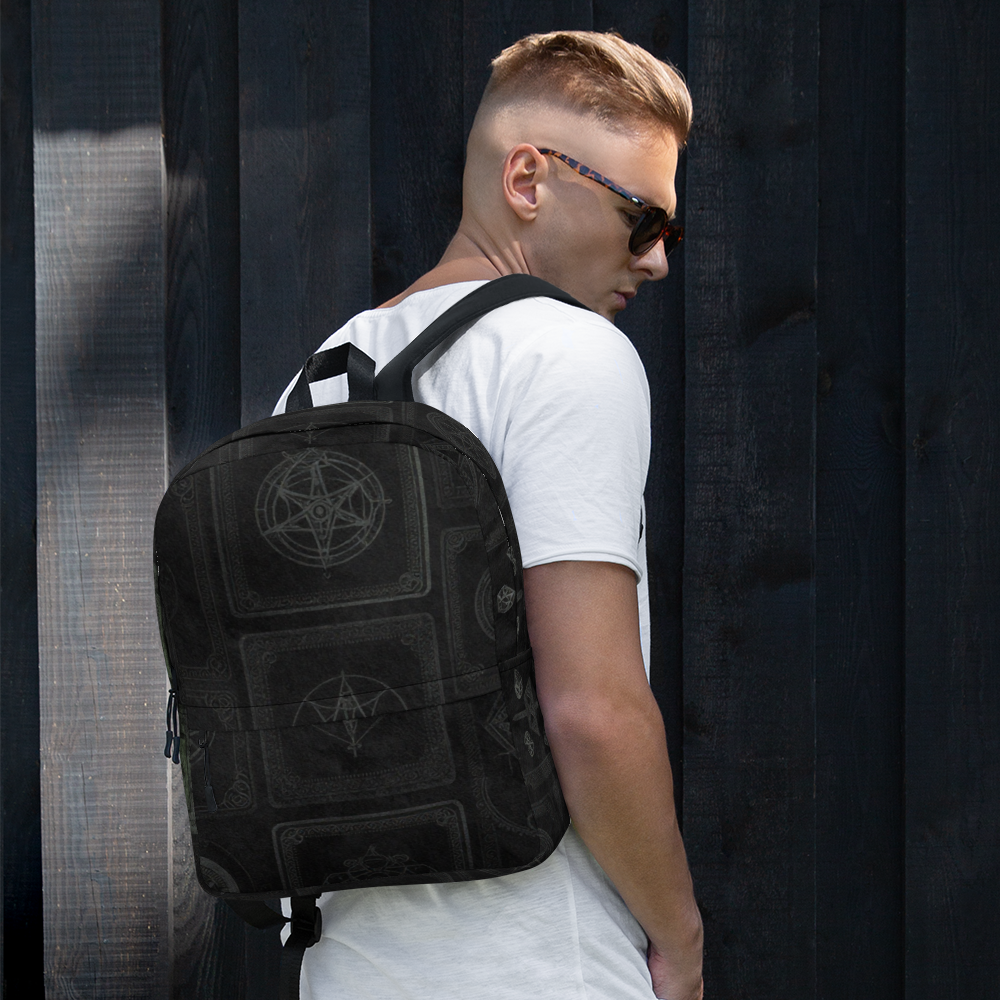 Grimoire Card-Back Tactical Backpack